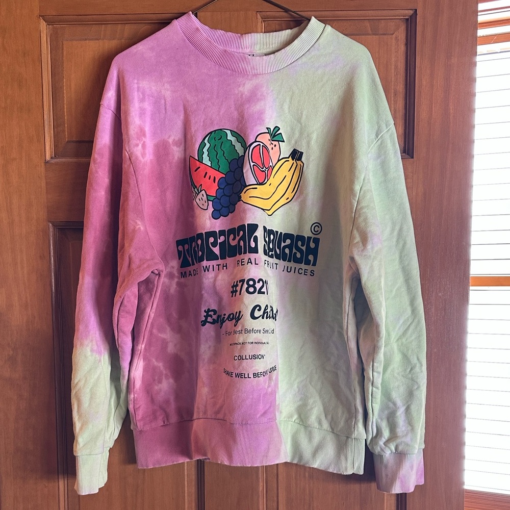Collusion fruit crewneck.
